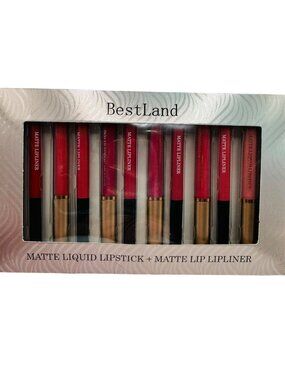 Matte Lip gloss + Lip Liner Pens Set 6 pcs lip gloss, 6 pcs lip liner Exp 1/27